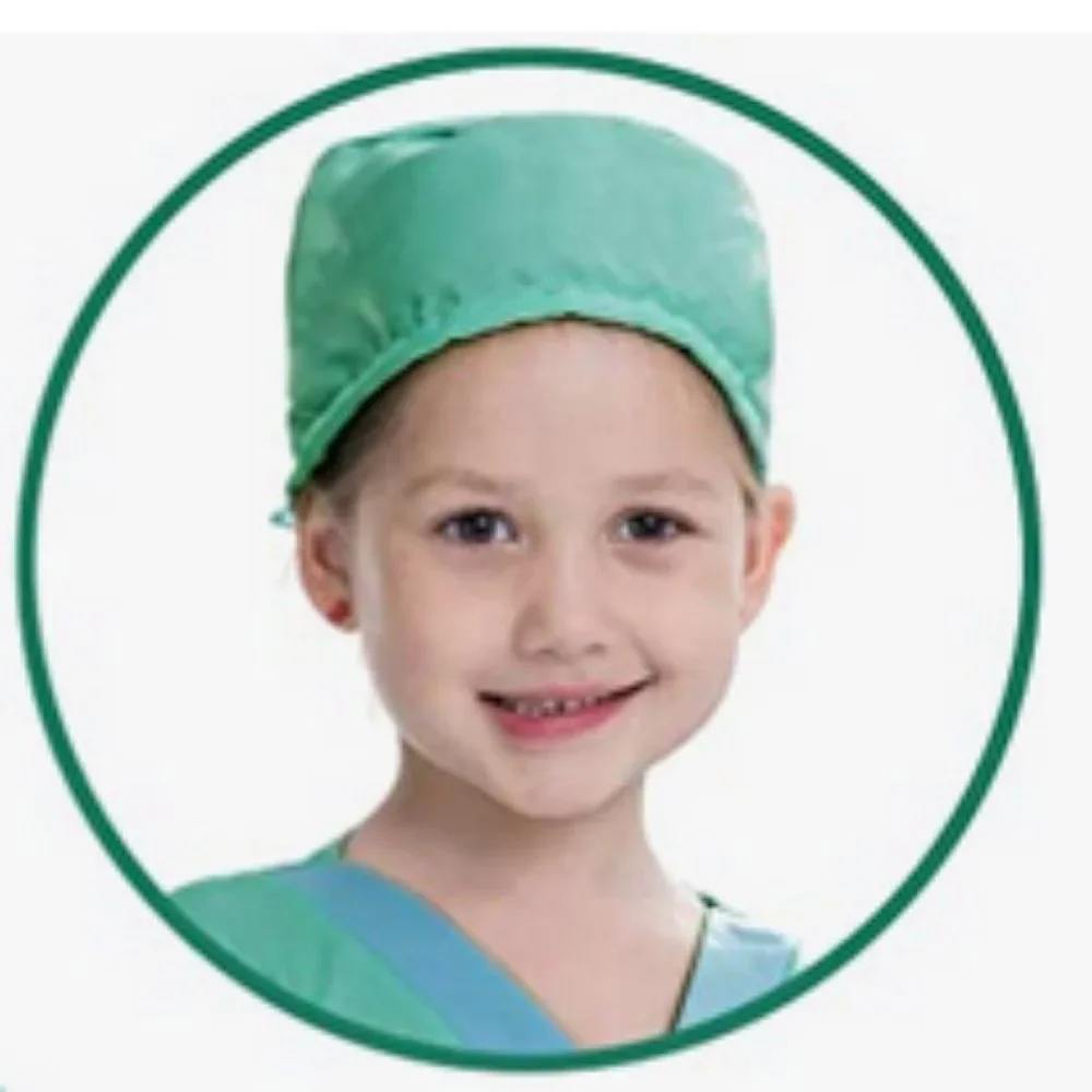 Kids Nurse Doctor Scrub Halloween Pretend Play Costume - Large